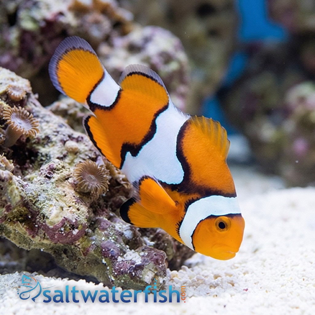 Semi Picasso Percula Clownfish - Captive Bred
