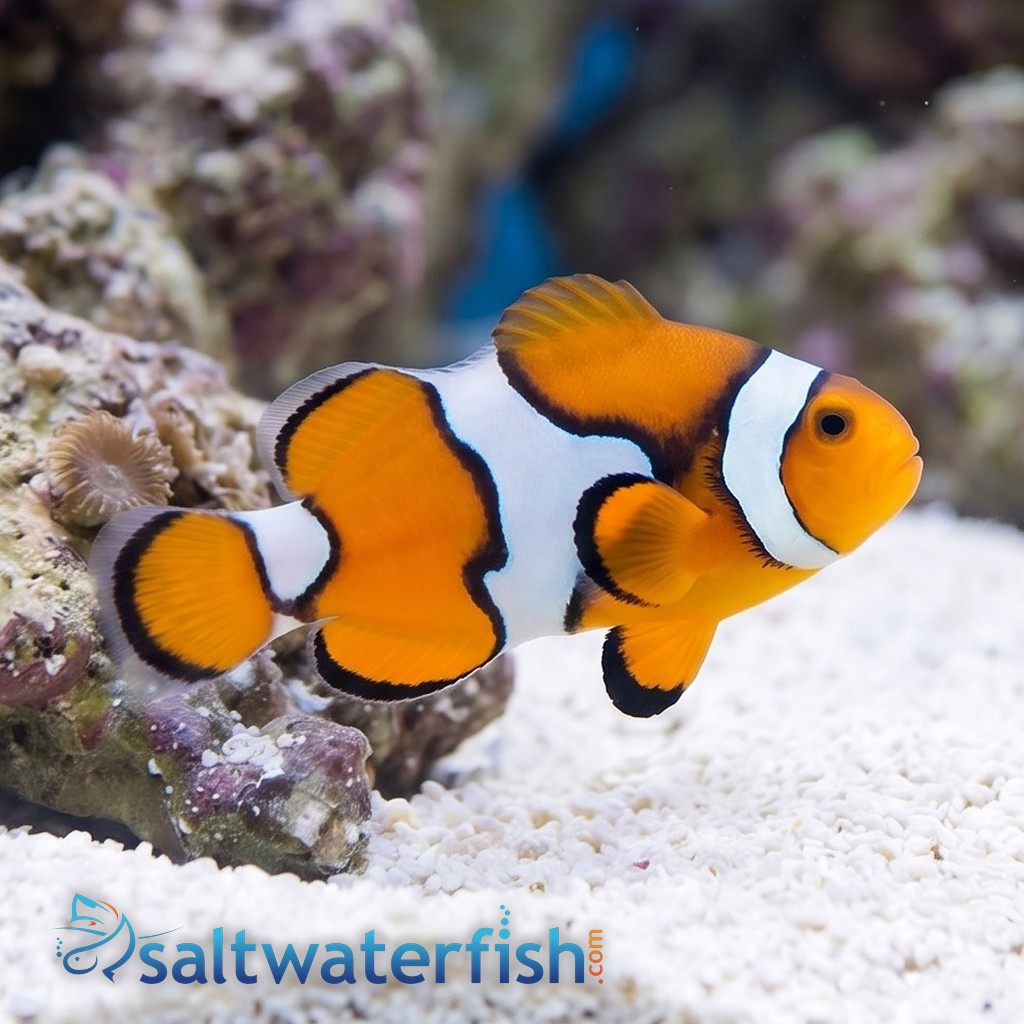 Semi Picasso Percula Clownfish - Captive Bred