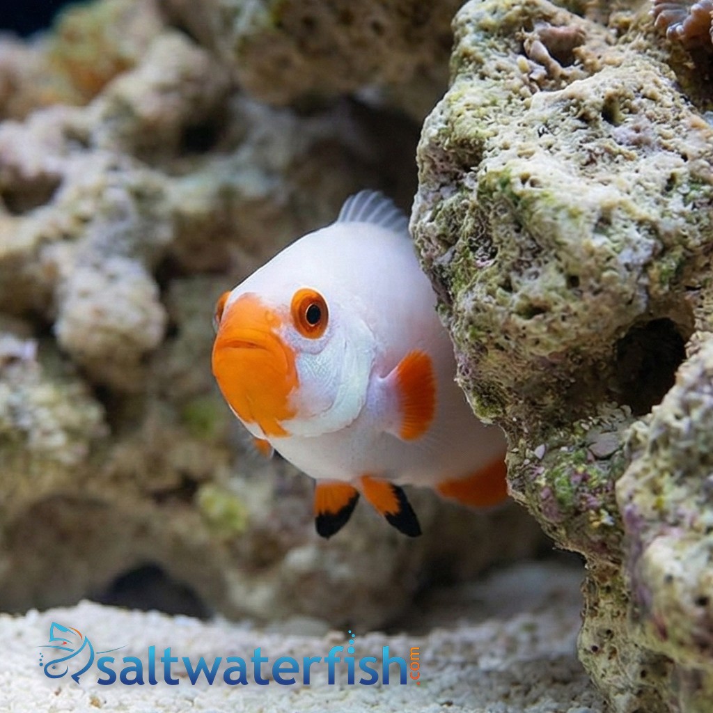 True Percula Clownfish: Platinum - Captive Bred