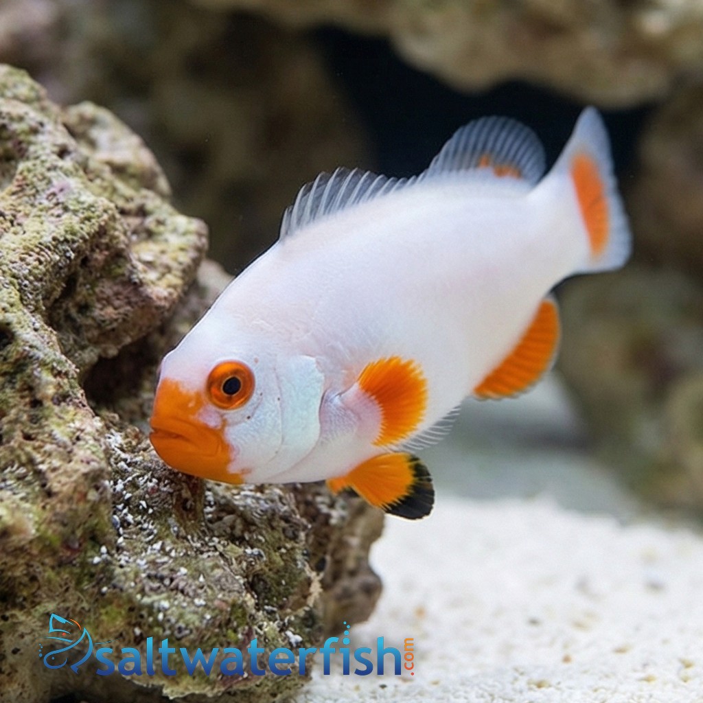 True Percula Clownfish: Platinum - Captive Bred