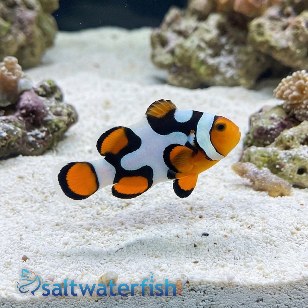 Picasso Percula Clownfish: Black P2