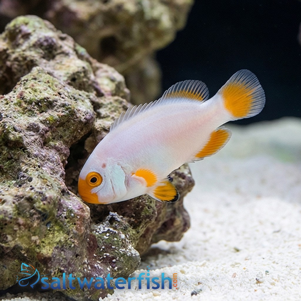True Percula Clownfish: Platinum - Captive Bred