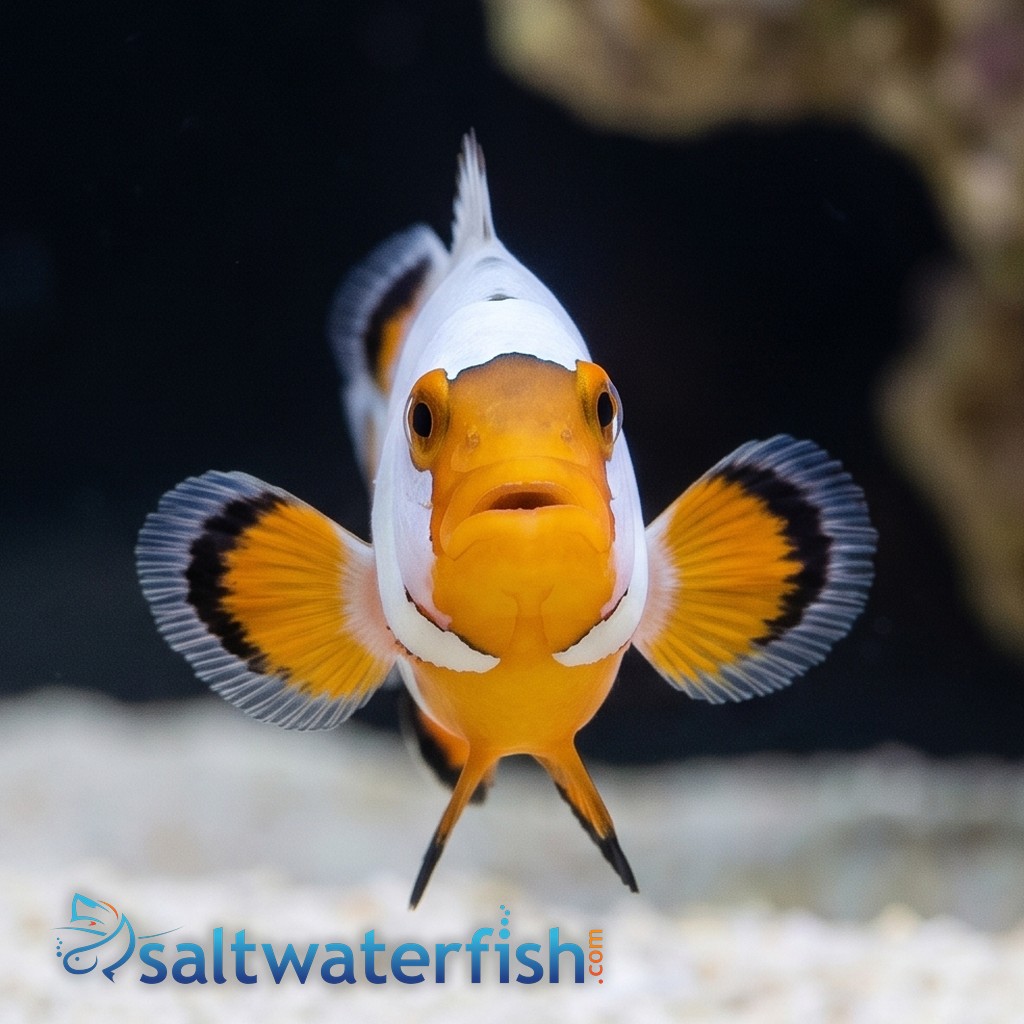 True Percula Clownfish: Platinum - Captive Bred