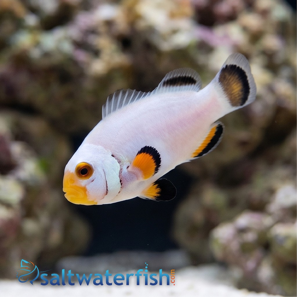 True Percula Clownfish: Platinum - Captive Bred