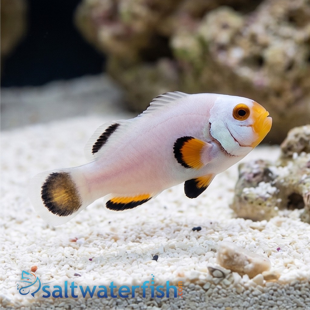 True Percula Clownfish: Platinum - Captive Bred