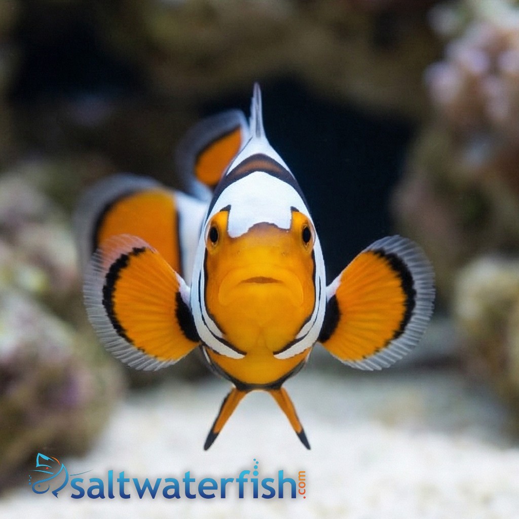 Picasso Percula Clownfish: Black P1