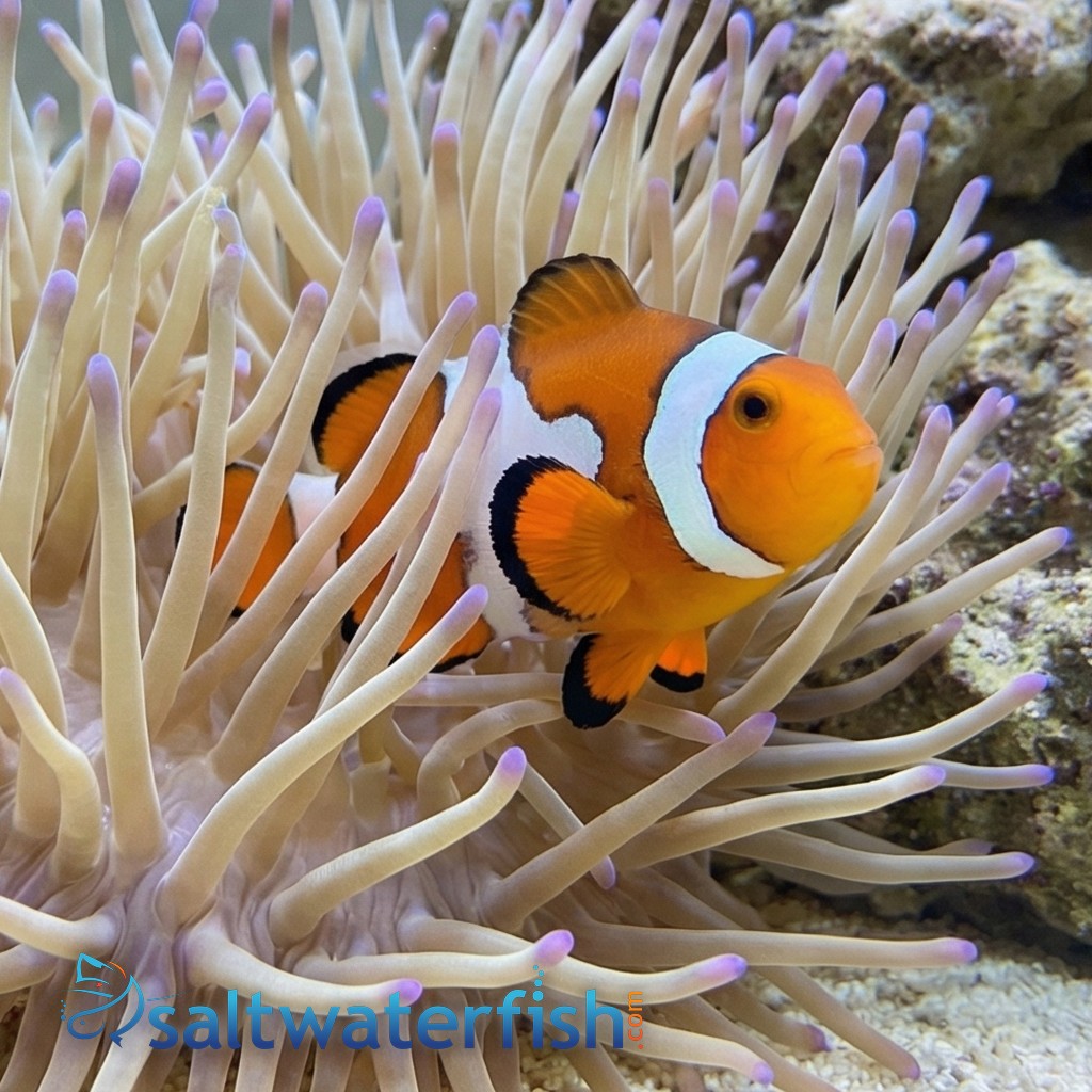 Semi Picasso Percula Clownfish - Captive Bred - QM Labs