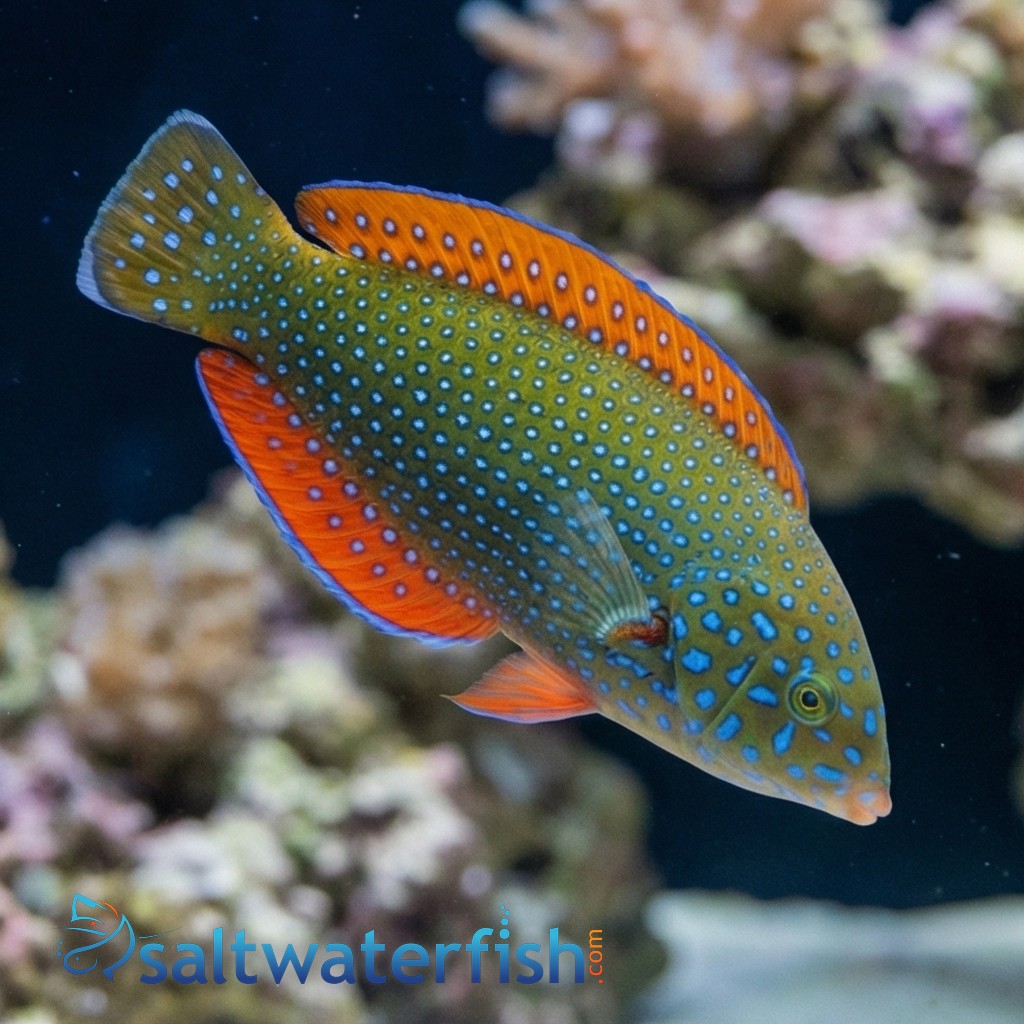Blue Spotted Tamarin Wrasse