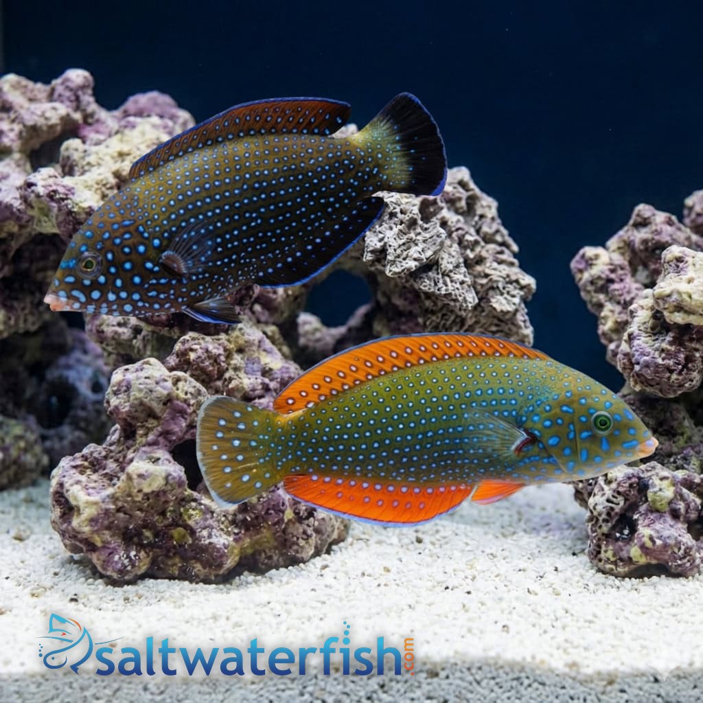 Blue Spotted Tamarin Wrasse