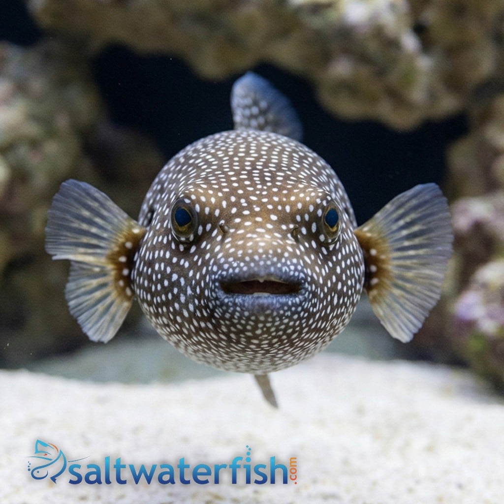Blue and White Spotted Puffer 