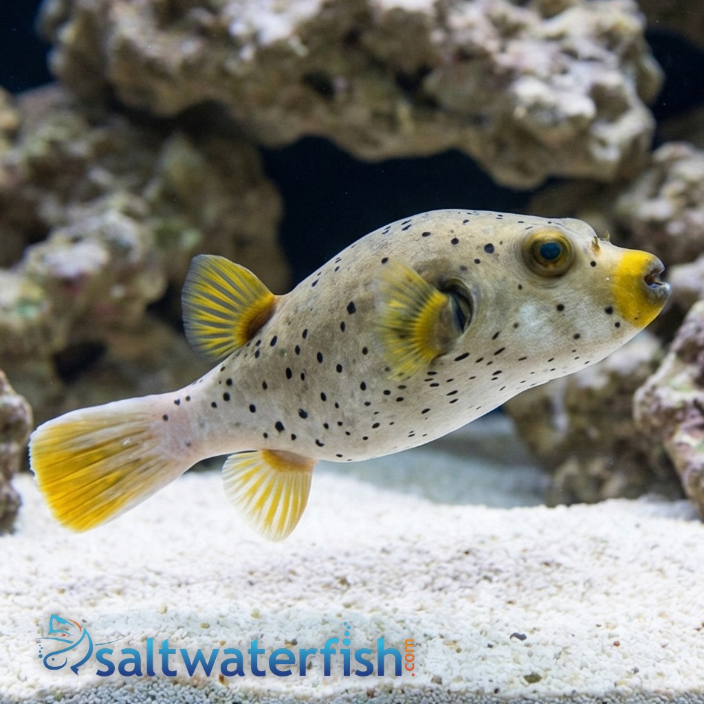 Grey Dogface Puffer: Freckled