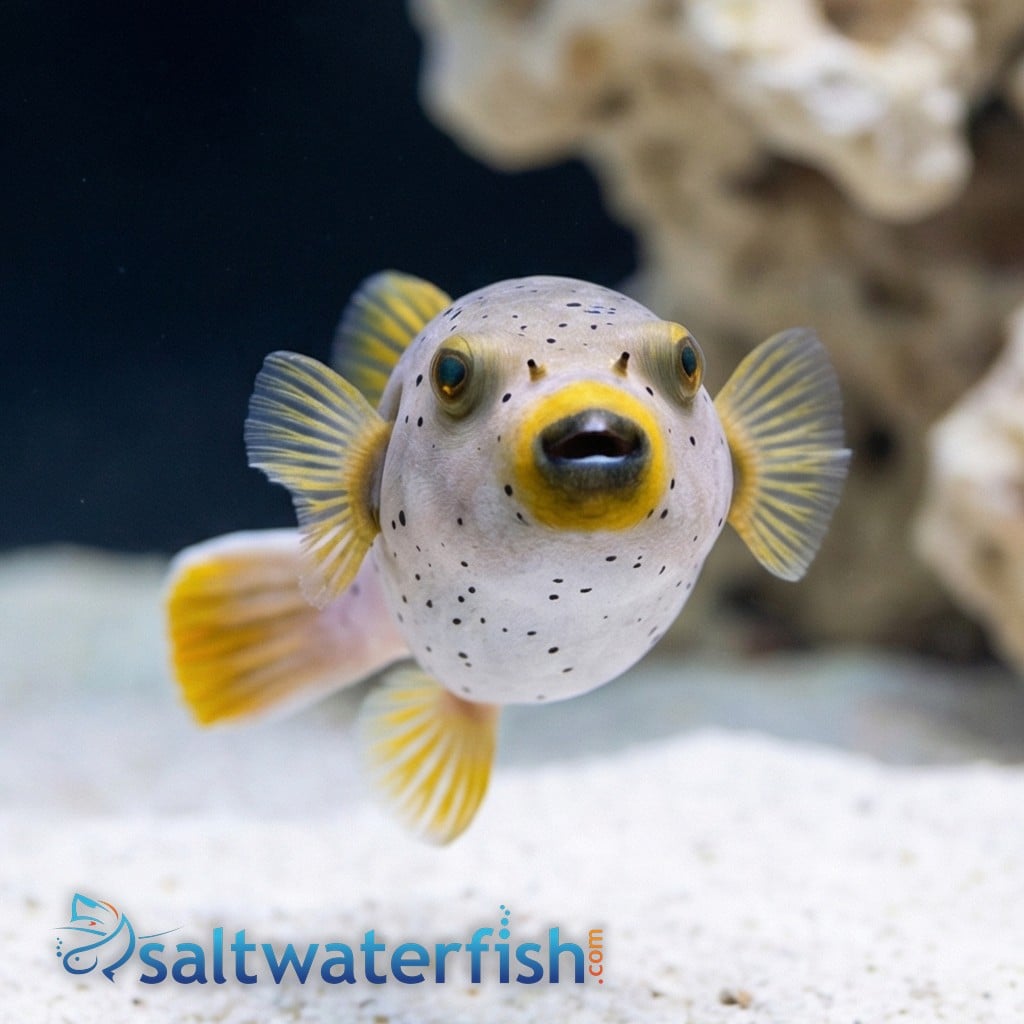 Grey Dogface Puffer: Freckled