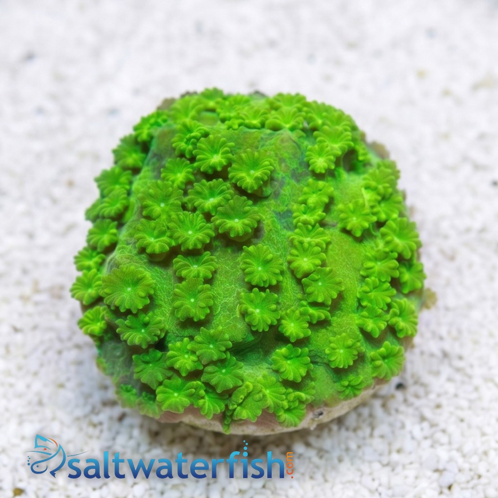 Starflower Coral Astreopora : Neon Green - Aquacultured