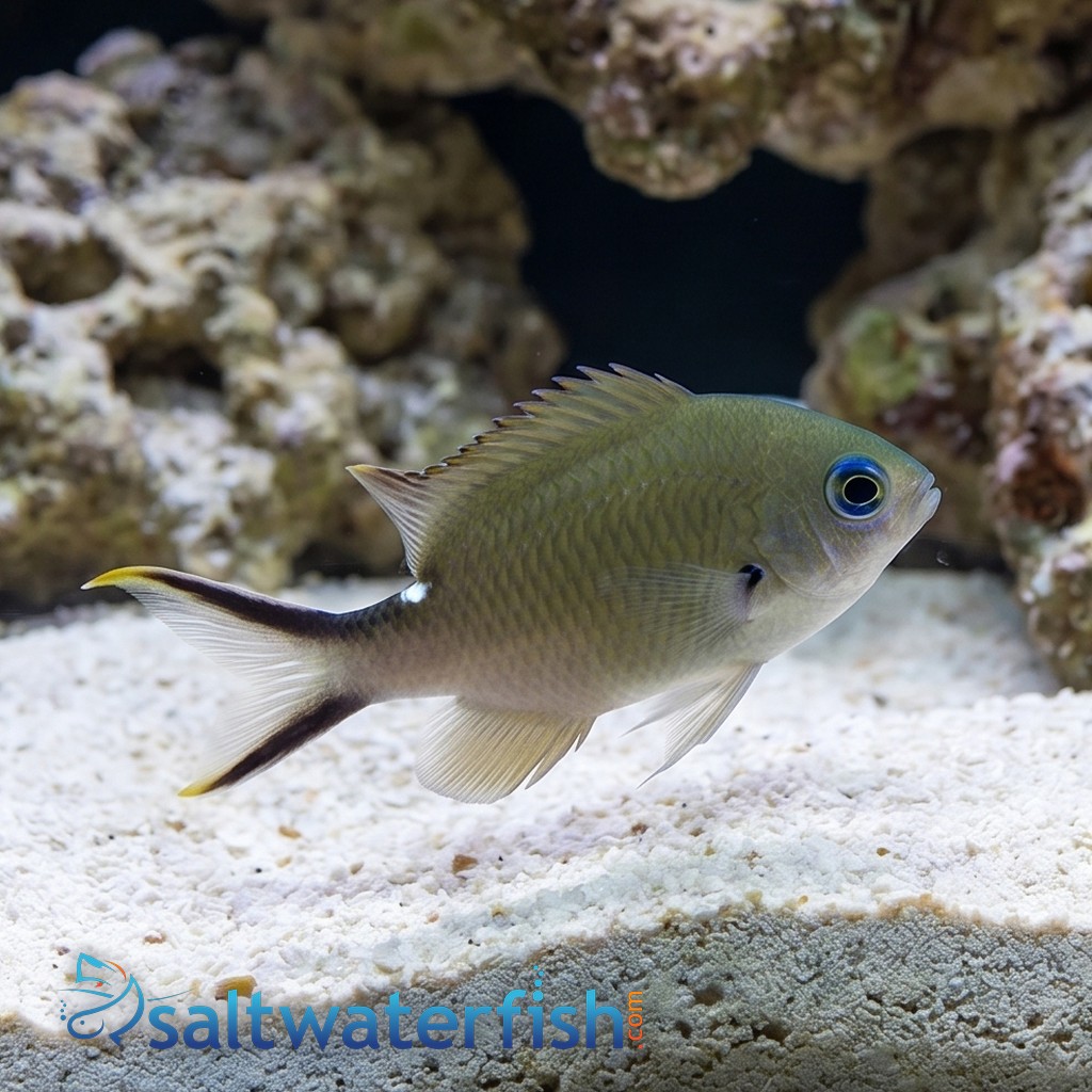 Yellow-Edge Brown Chromis
