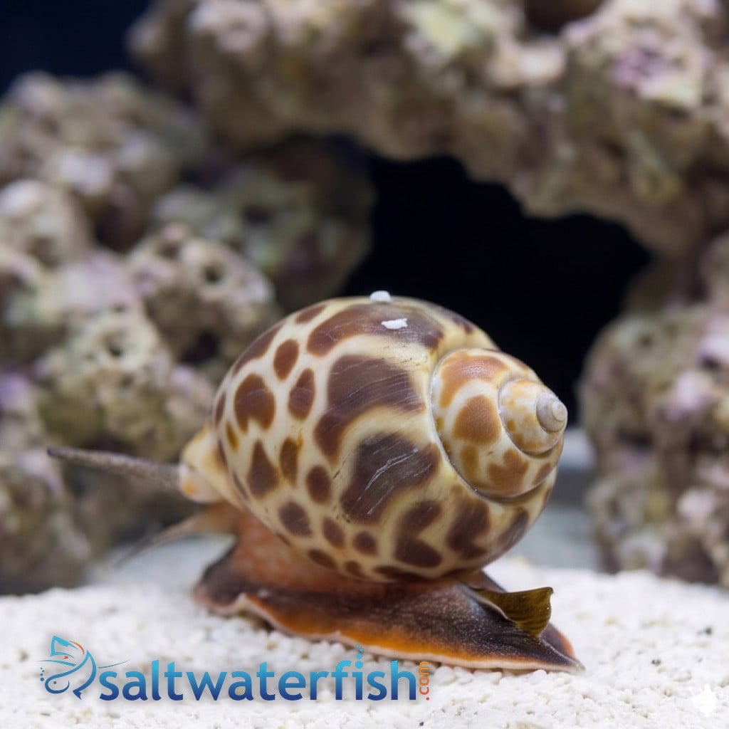 Babylonia Brown Blotch Snail