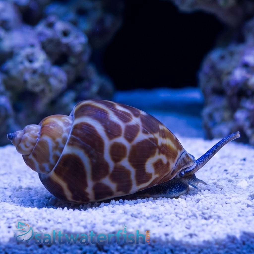 Babylonia Brown Blotch Snail
