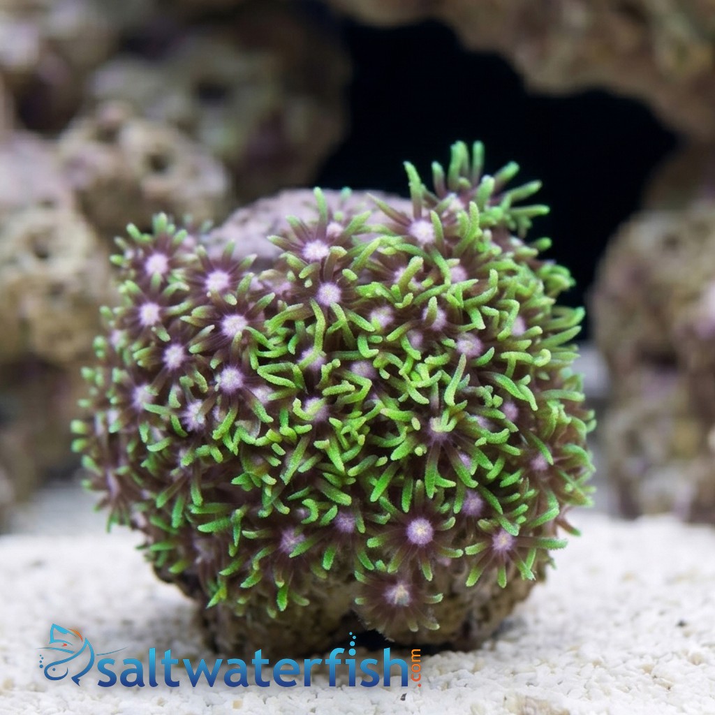 Star Polyp: Metallic Green Nano - Aquacultured