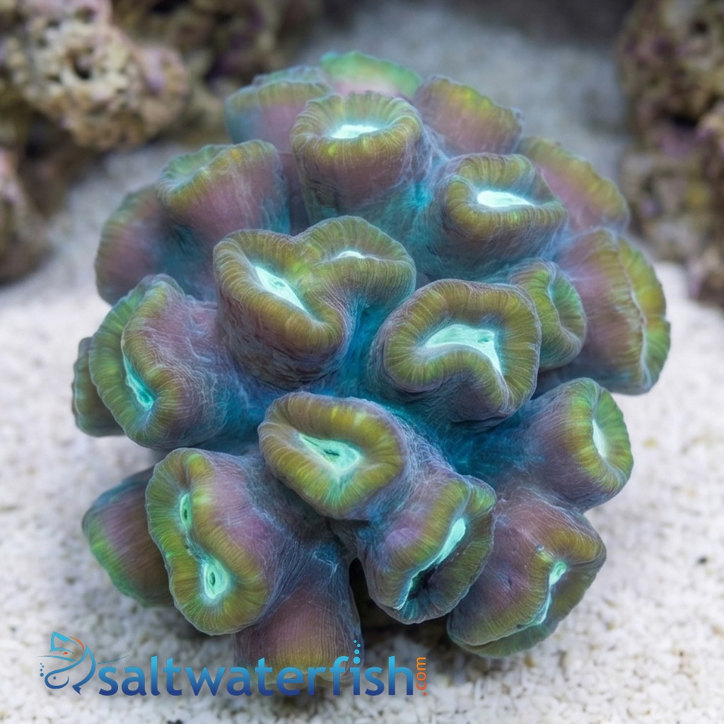 Curvata Trumpet Coral: Green 