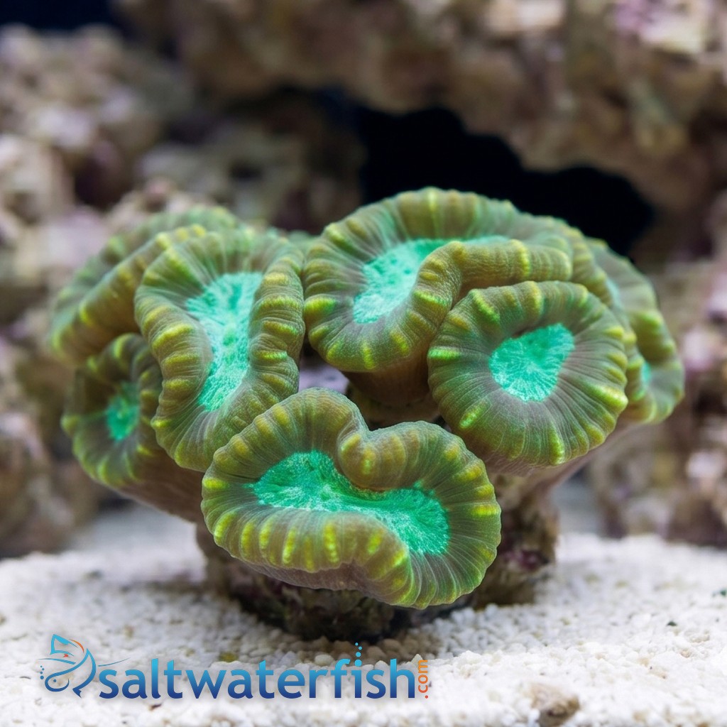 Big Pipe Trumpet Candy Cane Coral - Aquacultured
