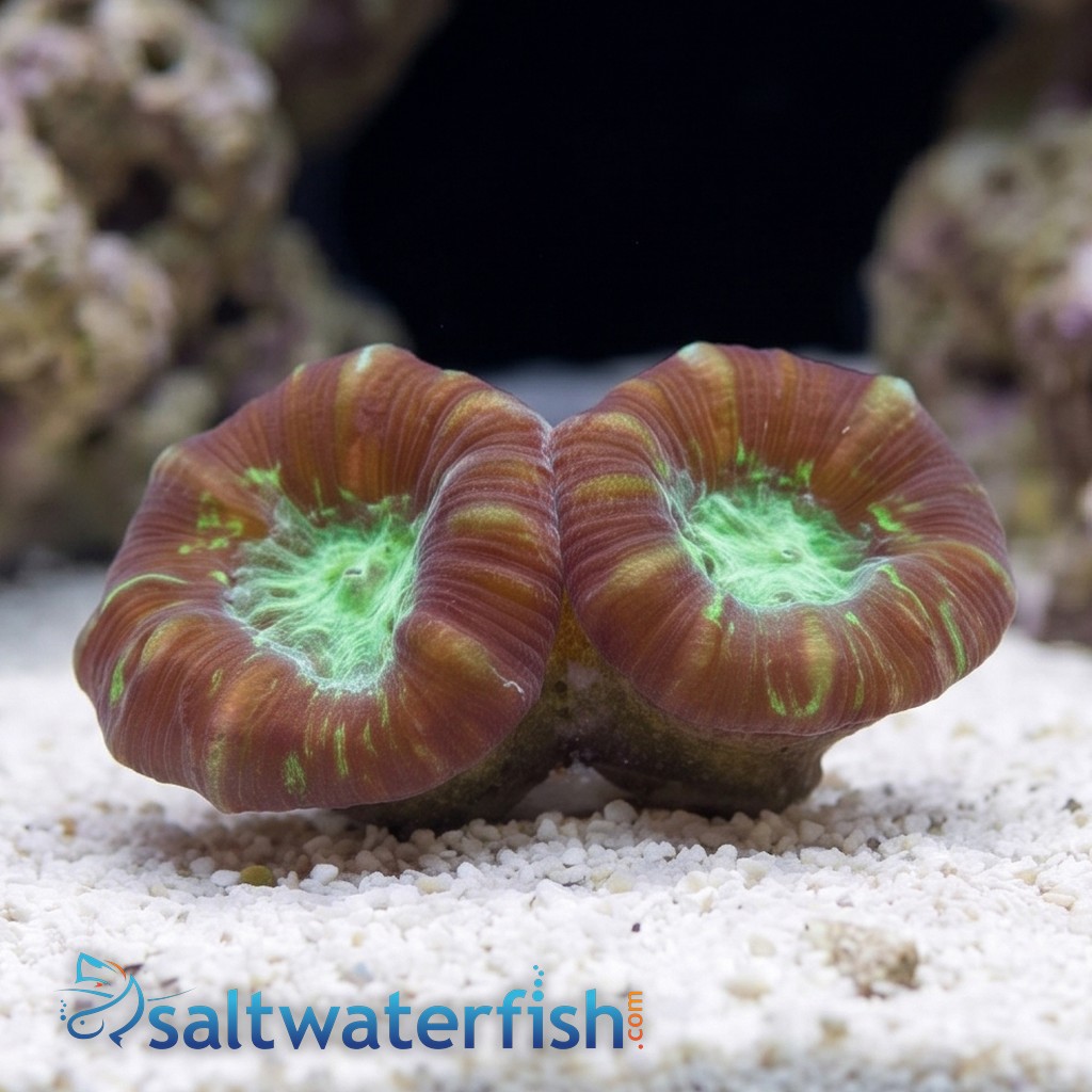 Trumpet Candy Cane Coral - Aquacultured
