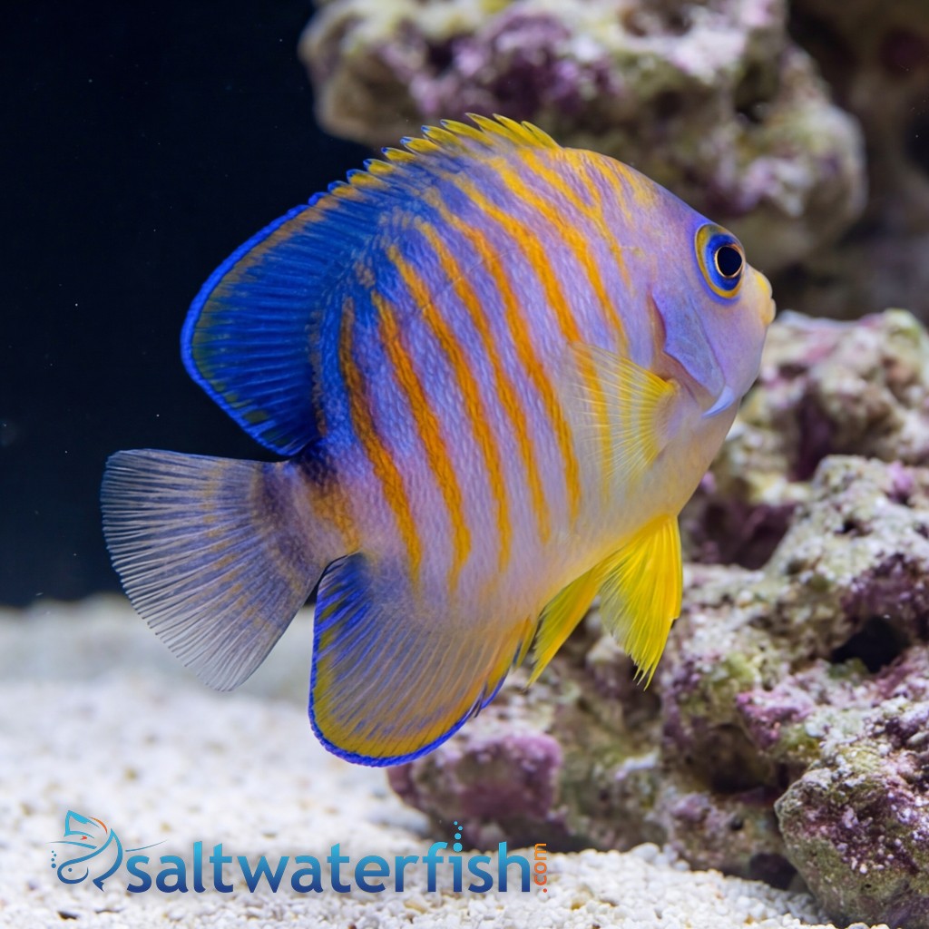 Hybrid Eibli Lemon Peel Angelfish "TigerPyge"