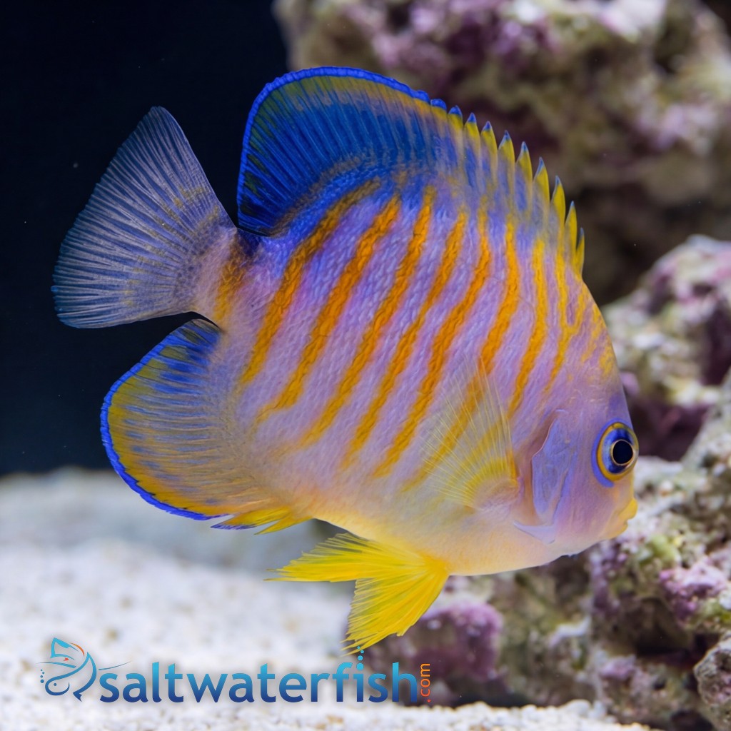 Hybrid Eibli Lemon Peel Angelfish "TigerPyge"