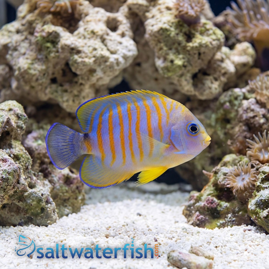 Hybrid Eibli Lemon Peel Angelfish "TigerPyge"