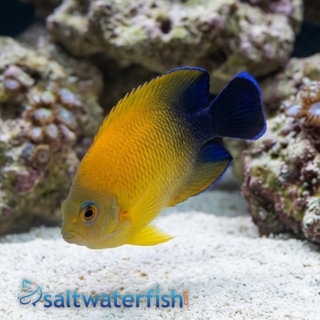 Blacktail Lemonpeel Hybrid Angelfish