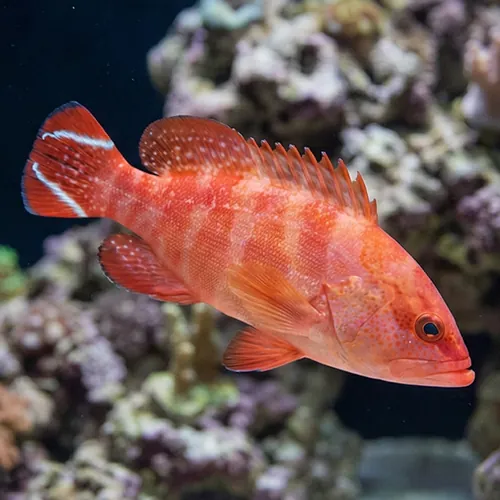 Red V Tail Grouper