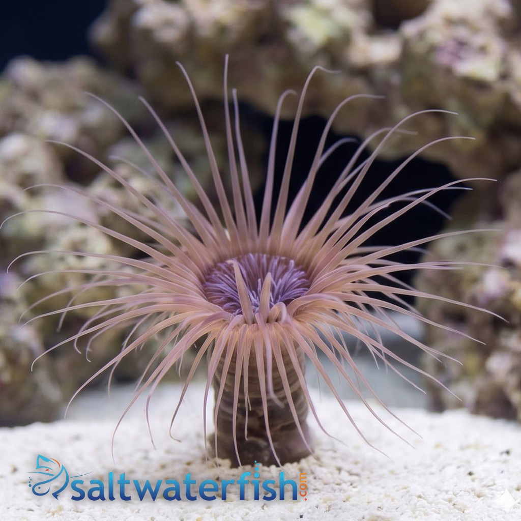 Tube Anemone: Colored