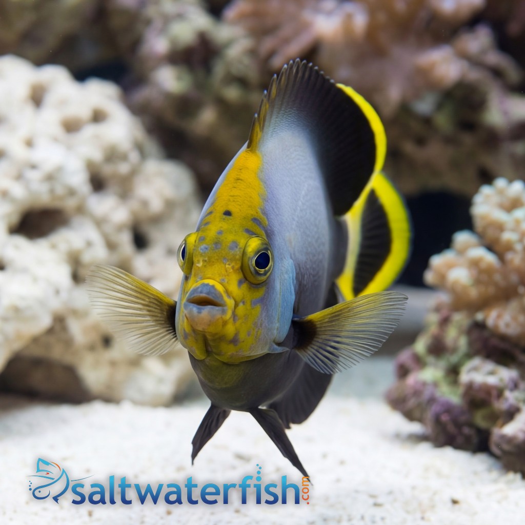 Grey Poma Angelfish