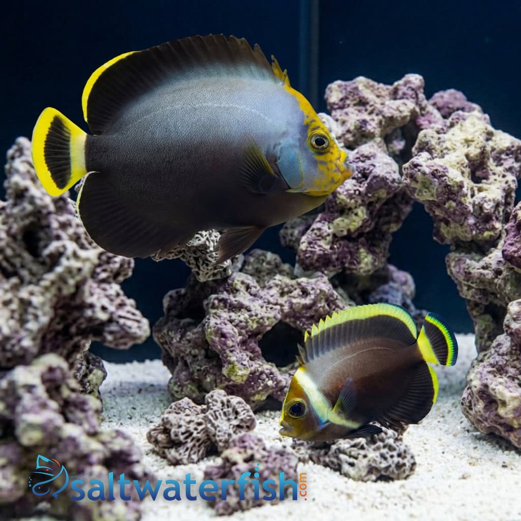 Grey Poma Angelfish