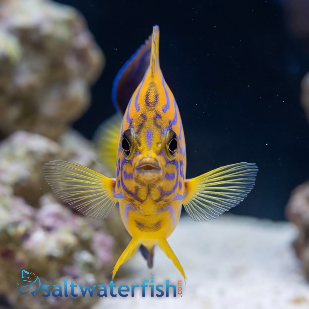 Blue Line Angelfish