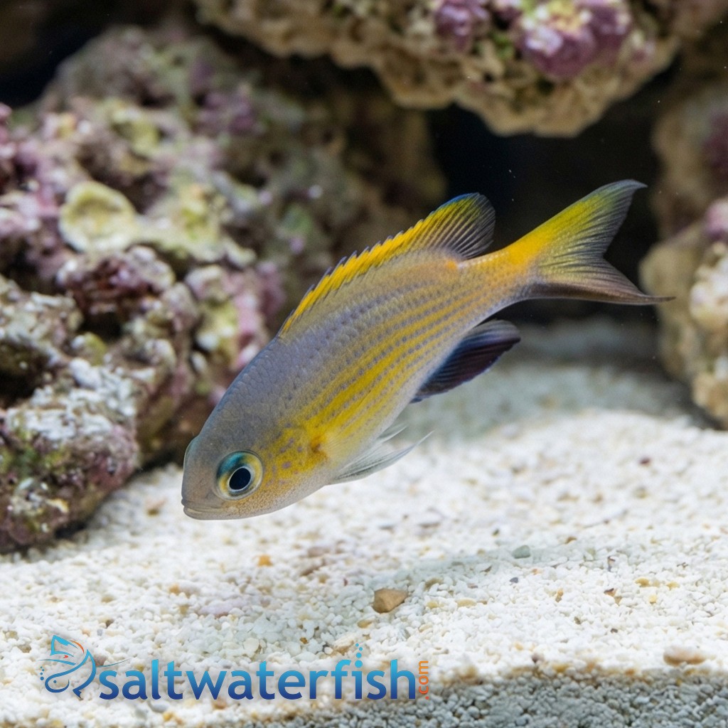 Vanderbilt Chromis Damsel: Lyretail
