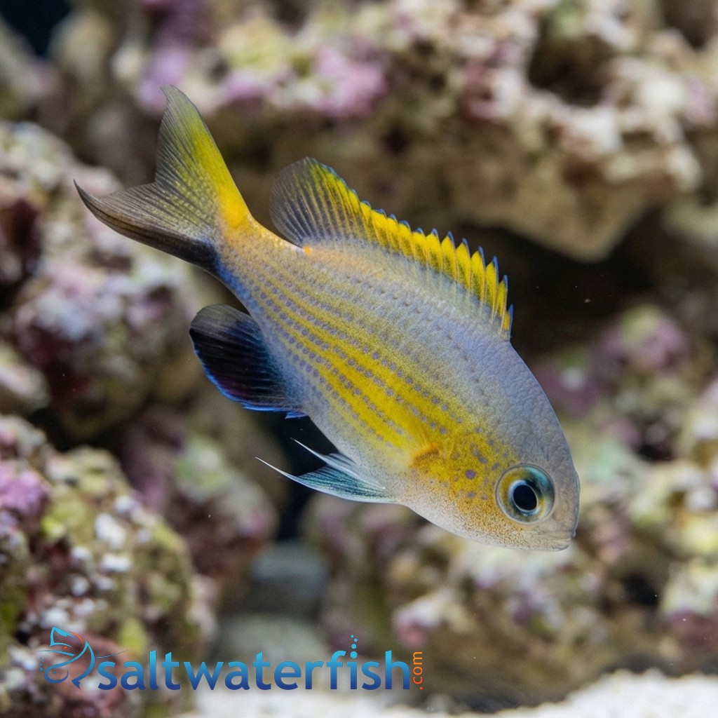 Vanderbilt Chromis Damsel: Lyretail