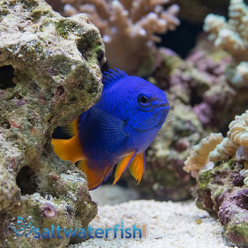 Goldtail Half Blue Damsel