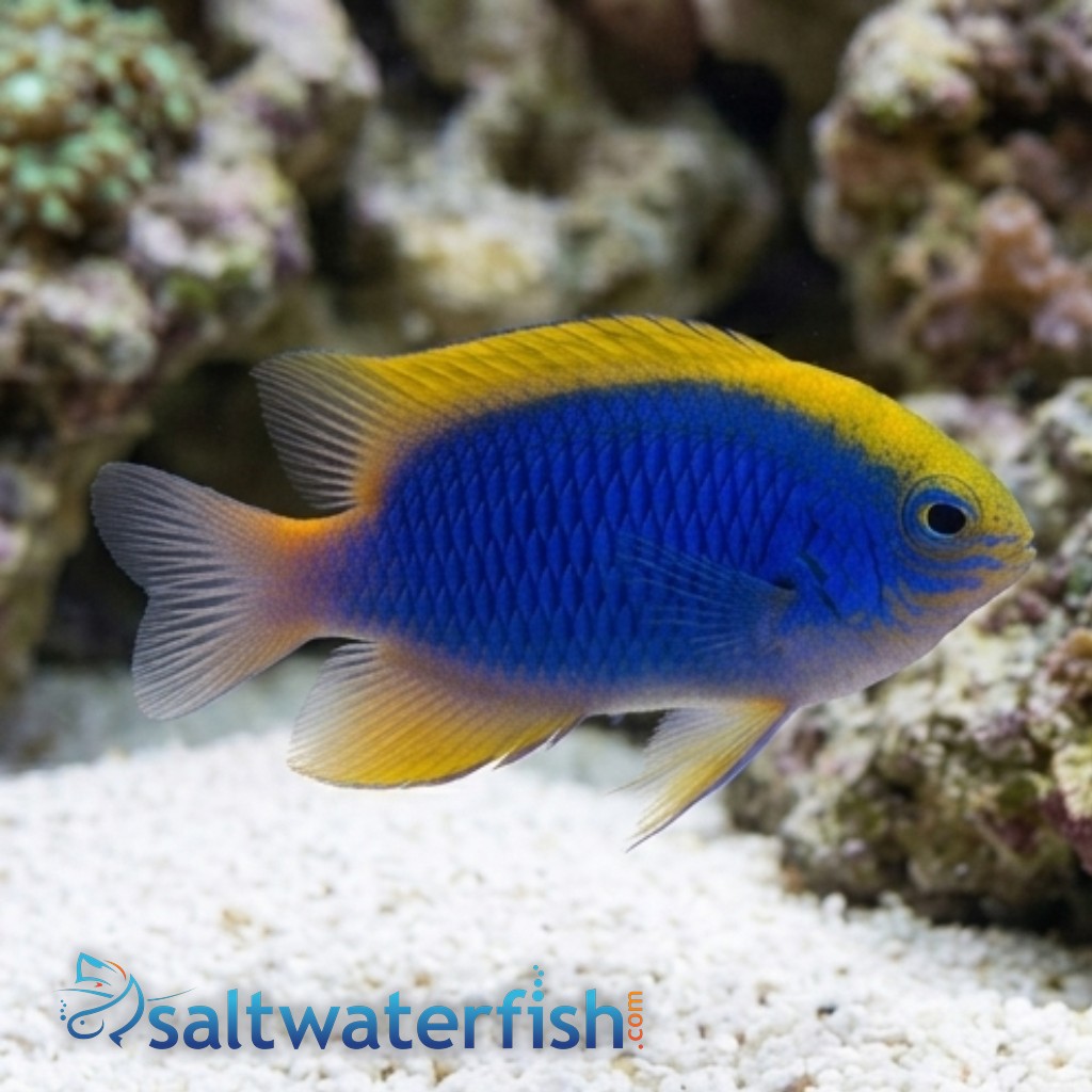 Yellowfin Blue Devil Damsel - South Pacific