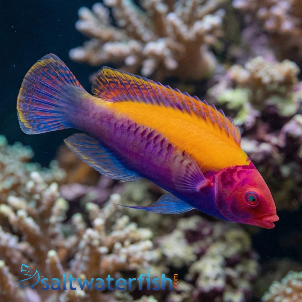 Orange Back Fairy Wrasse