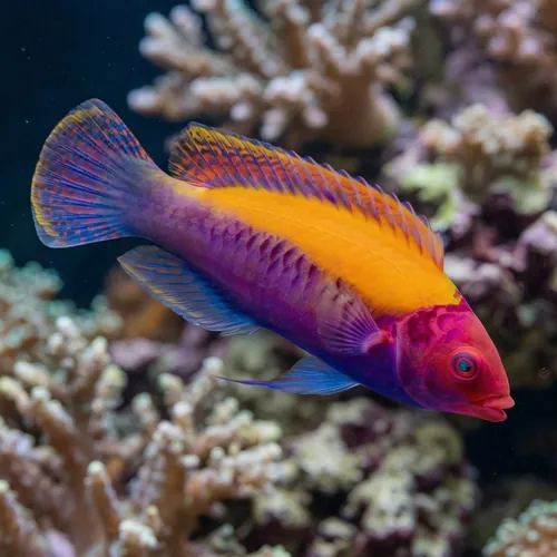 Orange Back Fairy Wrasse