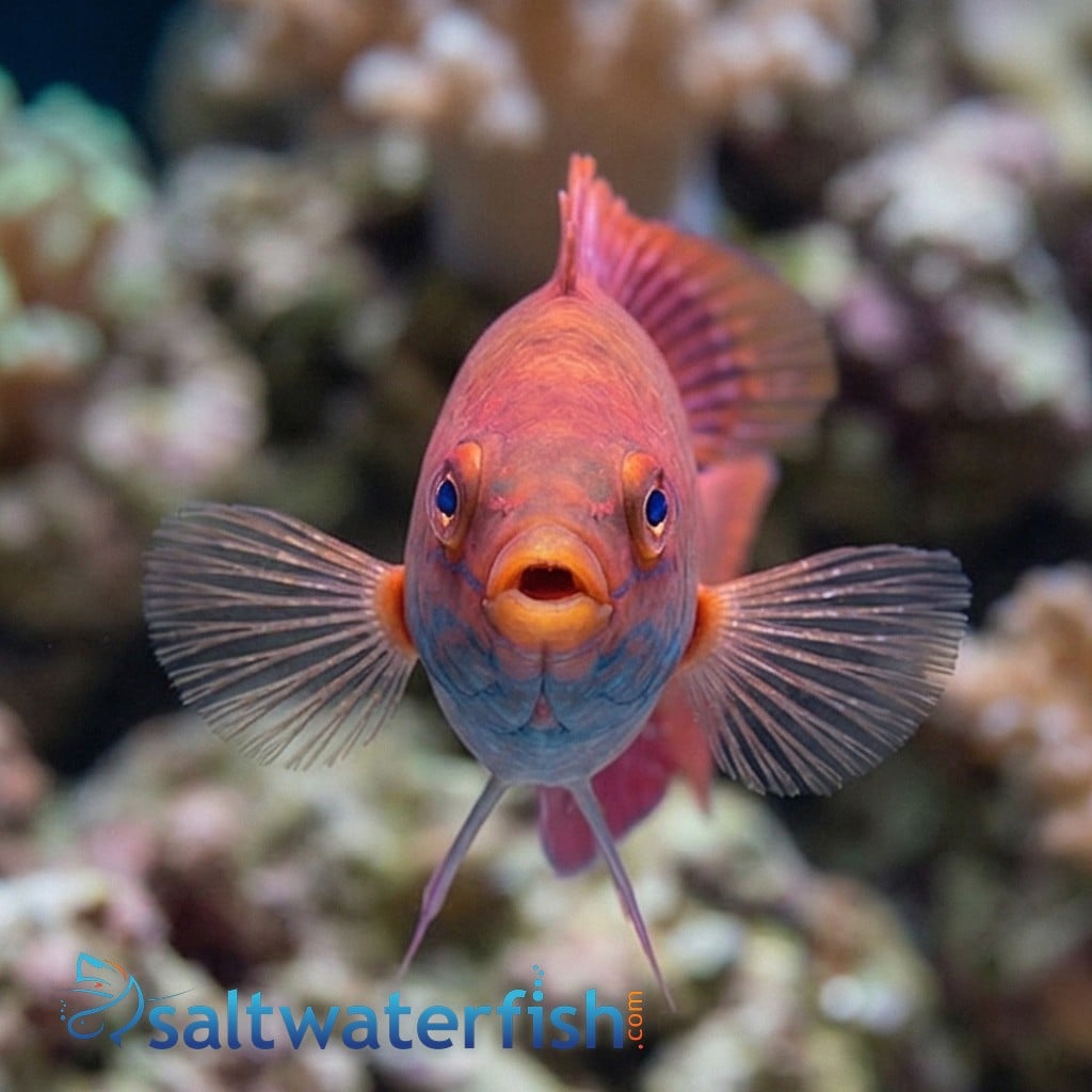 Blue Throat Sailfin Fairy Wrasse