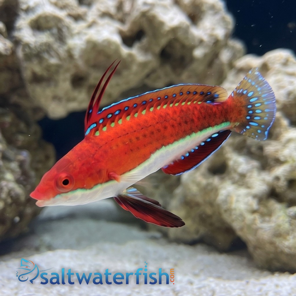Ruby Longfin Fairy Wrasse - South Asia