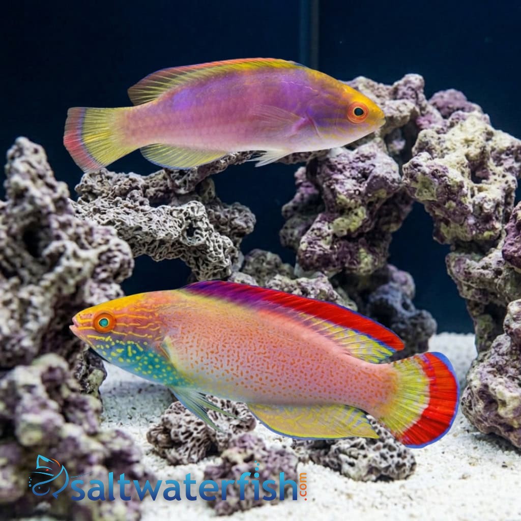 Red Margin Fairy Wrasse
