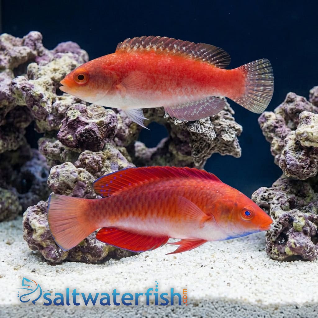 Ruby Finned Fairy Wrasse