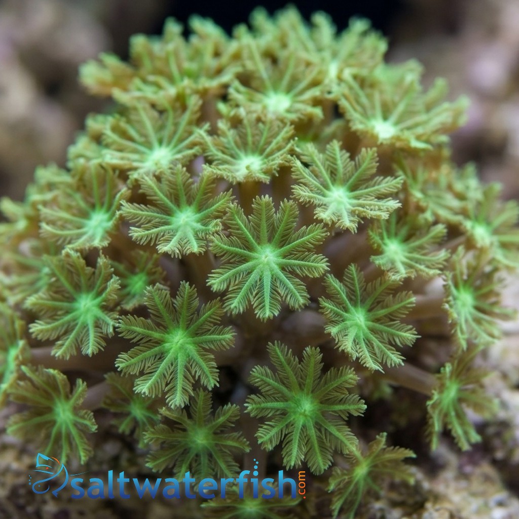 Clove (Daisy) Polyp: Green Mini  