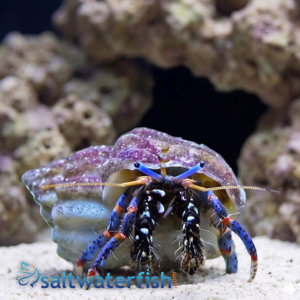 Dwarf Blue Leg Hermit Crab