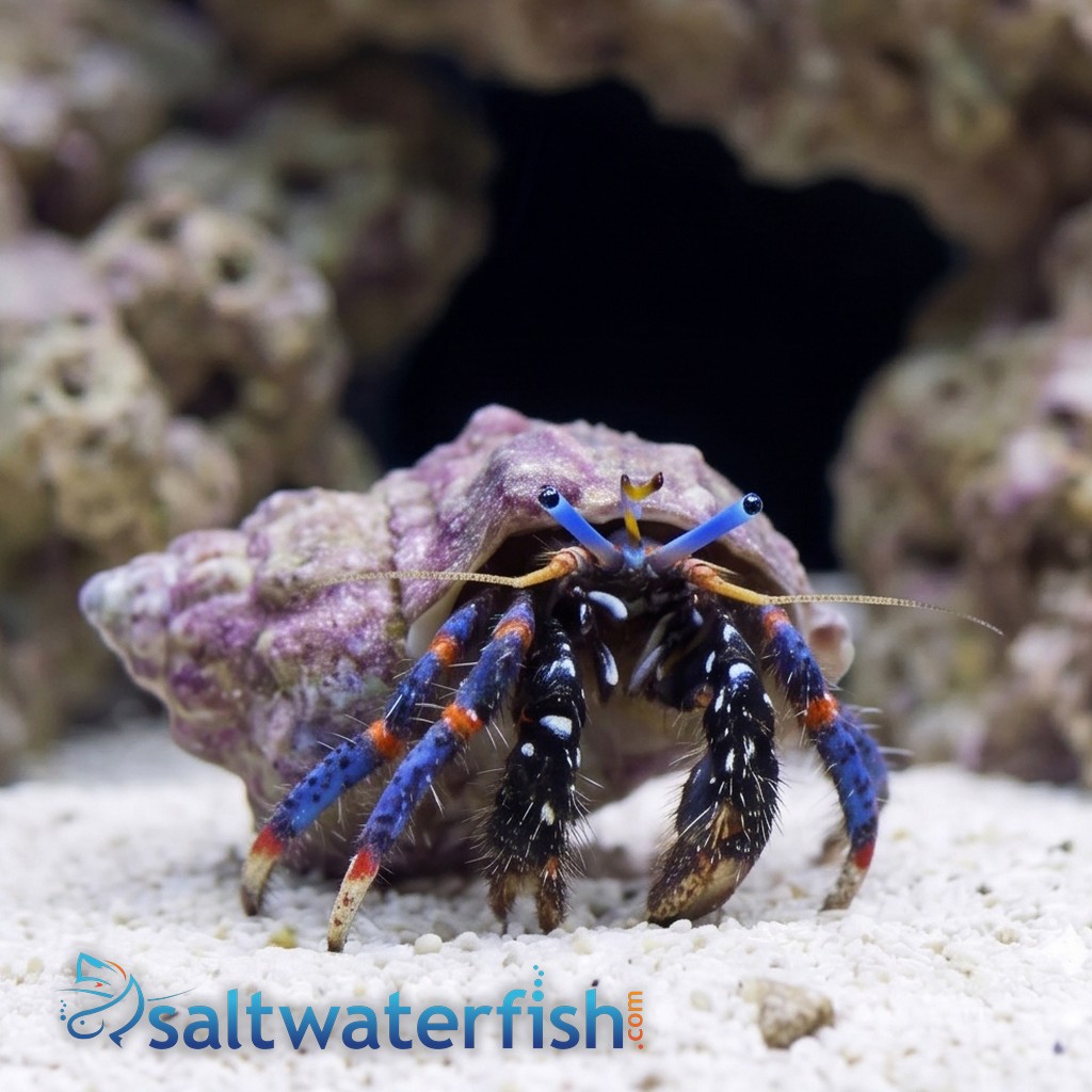 Dwarf Blue Leg Hermit Crab - Group of 20