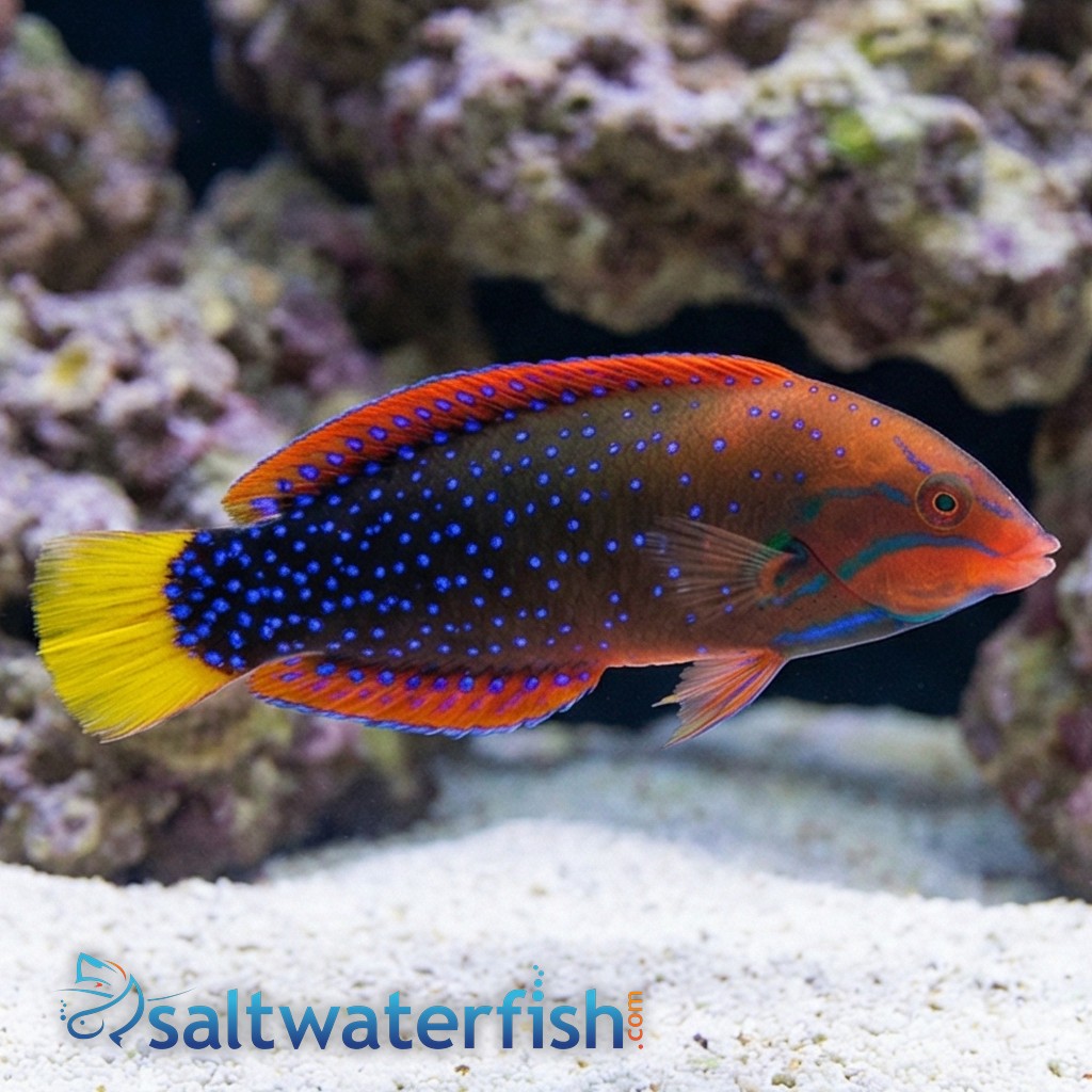 Red Coris Wrasse: Juvenile