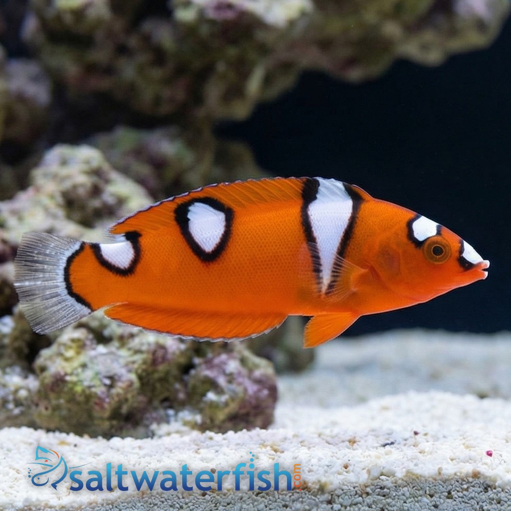 Red Coris Wrasse: Juvenile