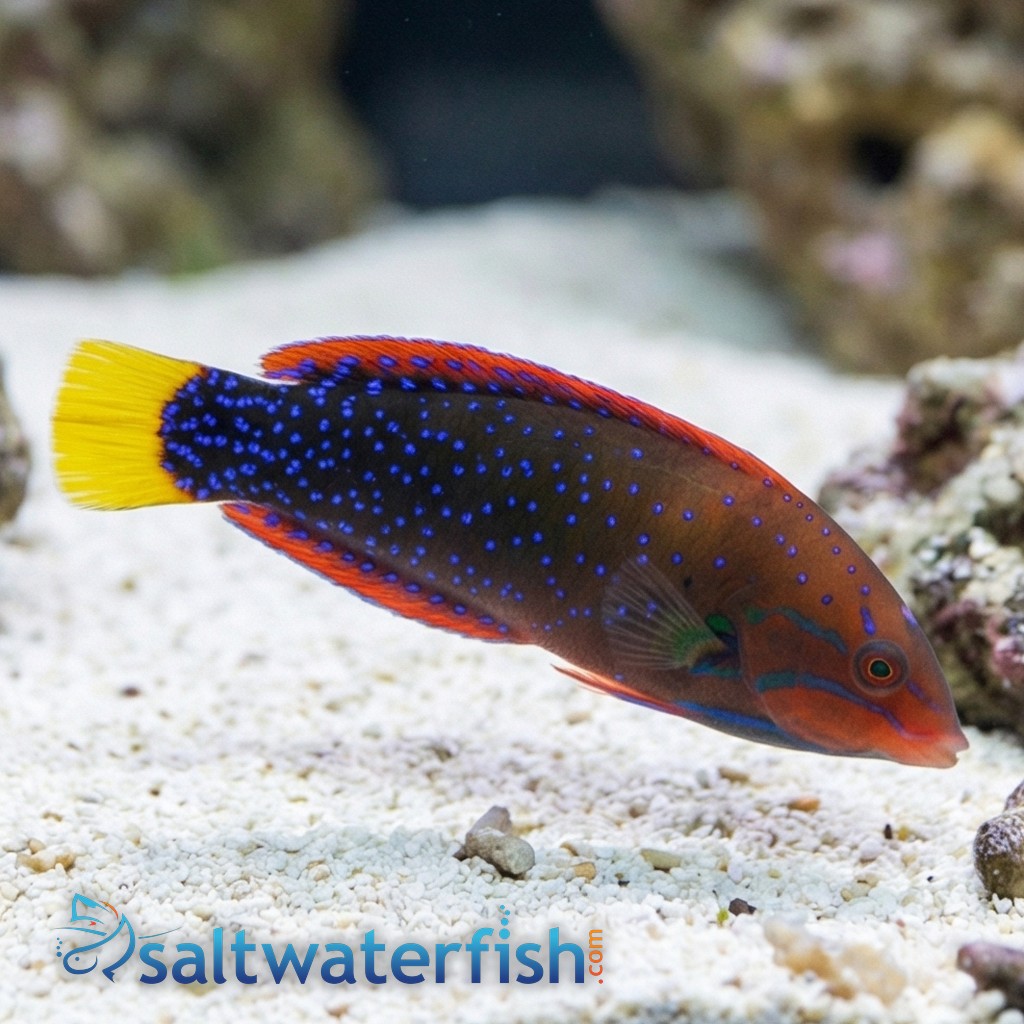 Red Coris Wrasse: Juvenile