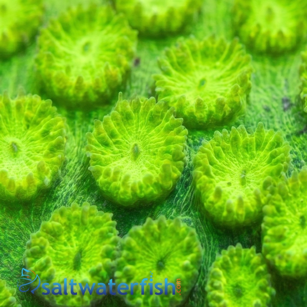 Cyphastrea Neon Green